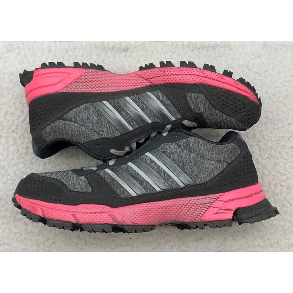 Adidas Running Shoes Womens 9 AKTIV Trails Hiking Gray Pink NO INSOLES B26576 - Picture 7 of 12